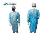 Harmless Durable Non Woven Disposable Gowns Elastic for Hospital
