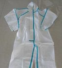 Waterproof Practical Medical Coverall Suit , Multiscene Disposable Coverall White