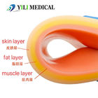 Tear Resistant Silicone Suture Pad For Medical Students Suture Training Pad