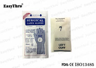 Sterilized Disposable Medical Latex Gloves / Disposable Surgical Gloves