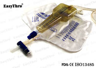 Disposable Urine Meter Drainage Bag , Medical Portable 500ml Foley Catheter Drainage Bag