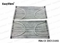 4ply Non Woven Medical Breathing Mask , Active Carbon Filter Surgical Hospital Face Mask