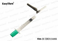 Disposable Blood Collection Syringe , Arterial / Venous Blood Extraction Syringe 1ml 3ml