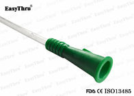 PVC Intermittent Urinary Catheter , Transparent 14 Fr Disposable Male Or Female Nelaton Catheters