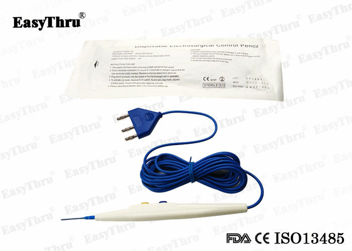 Custom Disposable Surgical Products Electrosurgical Disposable Diathermy Pencil  Hand Control