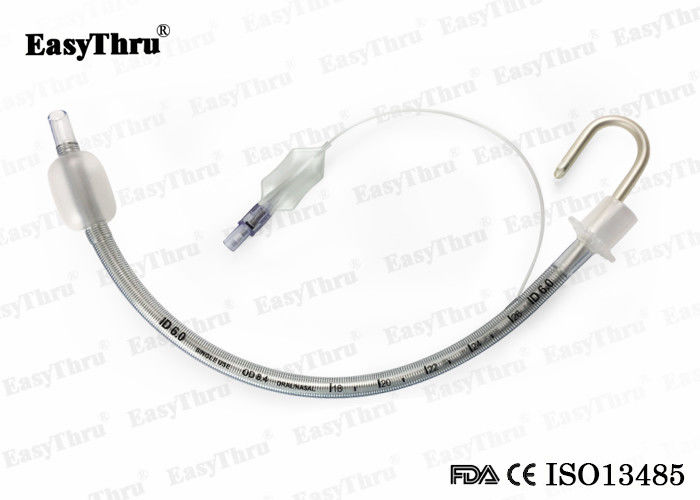 EasyThru Medical Reinforced Disposable Endotracheal Tube Cuffed Non - Toxic PVC