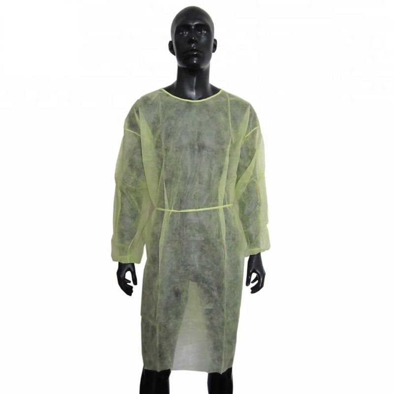 Hospital Non Woven Disposable 13485 Protective Isolation Gown