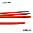 Harmless Red Rubber Suction Catheter , Length 40cm Latex Suction Catheter