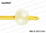 Fr16-Fr26 Latex Foley Catheter Silicone Coated Three Way Adult Size