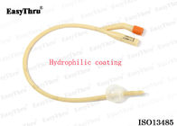 Harmless Hydrophilic Foley Catheter , Multipurpose Silicone Coated Catheter
