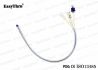 Medical Smooth Silicone Catheter Foley Fr12 Fr14 Fr16 Three Way