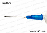 PVC Durable Disposable Injection Syringe With Needle Transparent