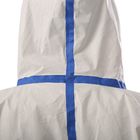 Hospital ICU Protective Isolation Gown Suit Nontoxic White Disposable