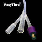 Medical 3 Way Silicone Foley Catheter Ultra Soft Transparent Color
