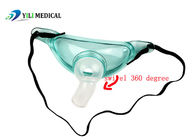 Odorless PE Tracheostomy Nebulizer Mask , 360 Rotation Venturi Mask For Trach
