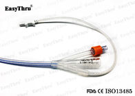 Nontoxic Silicone Foley Catheter Durable with 5-15ml 30ml Balloon