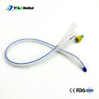 Medical Disposable Three way Silicone Urethral Catheter with Balloon