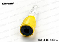 2ml 3ml 3.5ml Yellow Blood Collection Tubes 13 X 75mm 100% Medical Grade