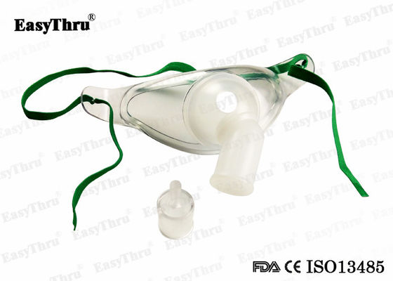 Comfortable Medical Respirator Mask  / Toucht Racheostomy Oxygen Mask With 360 Rotation Connector