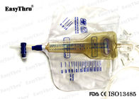 Disposable Urine Meter Drainage Bag , Medical Portable 500ml Foley Catheter Drainage Bag