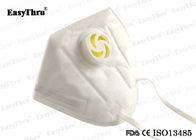 Foldable Medical Respirator Mask Nonwoven N95 Dust Mask With Valve Custom
