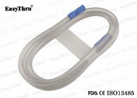 Transparent Disposable Suction Tubes , Medical Grade PVC Yankauer Suction Tube