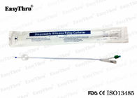 100% All Silicone Urology Foley Catheter , Fr12 Fr14 Fr16 Three Way Foley Catheter
