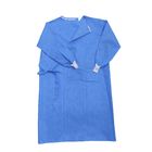 Medical Hospital Disposable Isolation Gown Blue SMS PP PE Gown Waterproof Drapes And Gowns