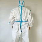 Disposable Medical Jumpsuit PE+Nowoven Personal 65gsm Hospital Isolation Gown