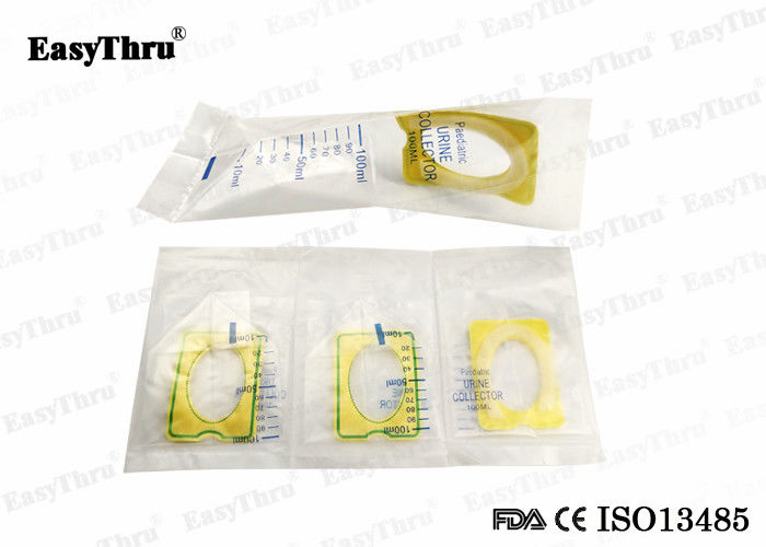 Pediatric Infant Disposable Urine Bag Adhesive 100ml Medical Grade PE