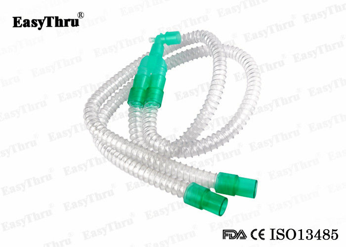 Disposable Surgical Breathing Tube , Medical Corrugated General Anesthesia Breathing Tube