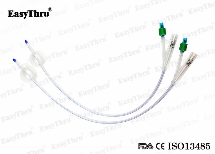 Fr6 To Fr24 Disposable Urinary Catheter 2 Way 100% Silicone With Balloon Silicone Urology Catheters