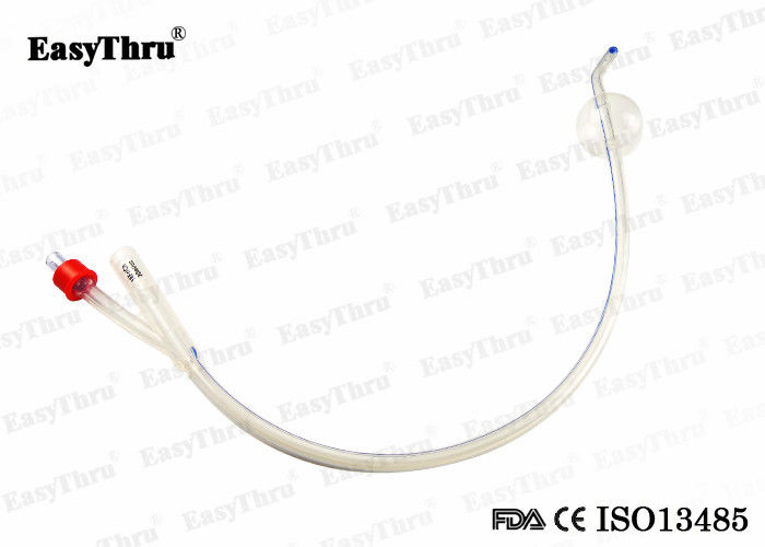 2 Way Urology Foley Catheter With Open Tip , Medical Grade Silicone Urethral Catheter