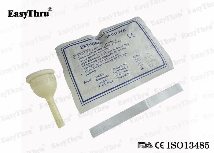 Natural Latex Male External Catheter Kit , Custom External Catheter For Men