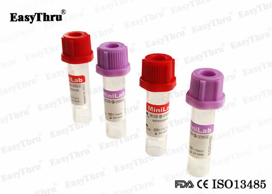 Practical Serum Blood Sample Collection Tubes Nontoxic Medical Grade